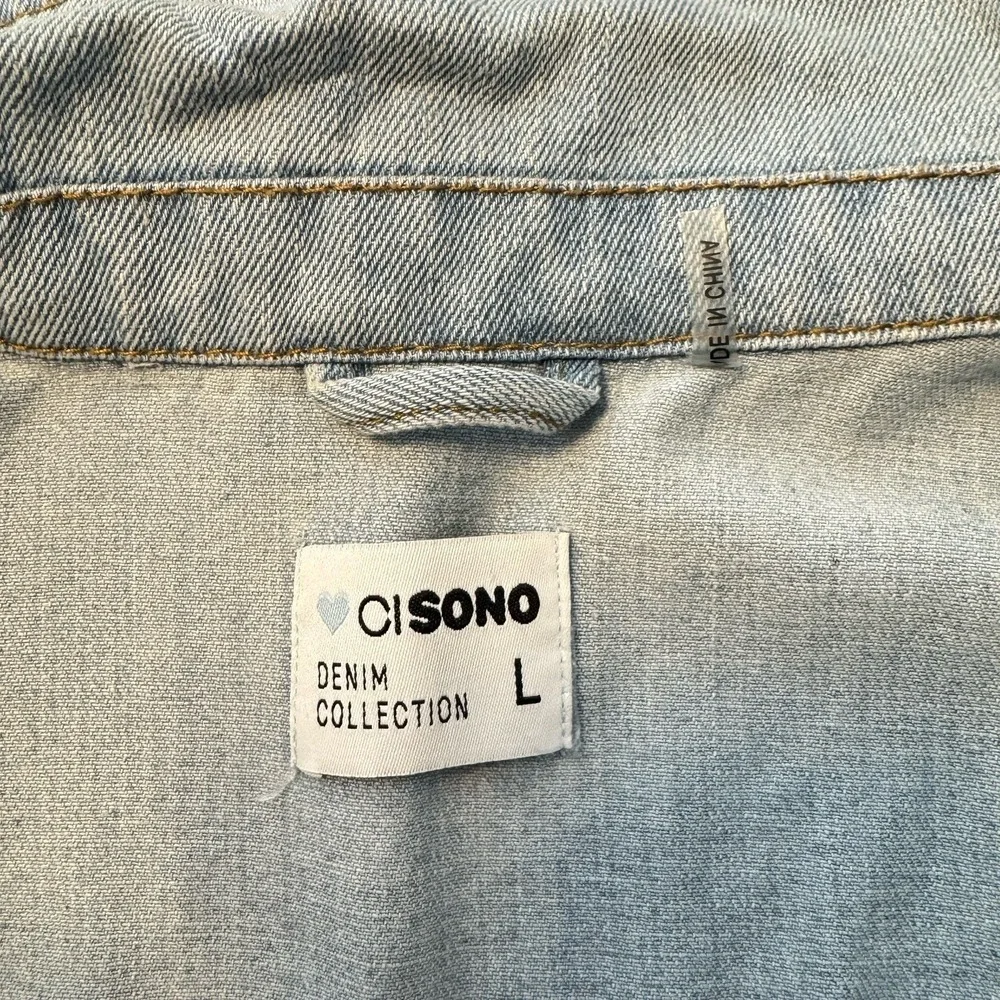 Ci Sono Denim Collection Jean Jacket Light Blue - Stretch Large‎